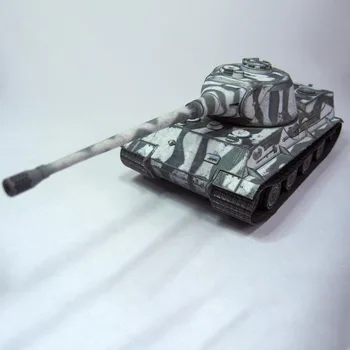 1:35 Masto WW II, vokietijos Sunkusis Tankas, Popieriniai, 