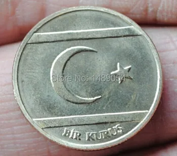 10 vnt 2015 žvaigždės ir mėnulis Turkijos, Kipro suvenyrų dekoravimas monetos