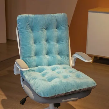 100% Brand new neslidus kėdė pagalvėlė biuro kompiuterio kėdė kilimėlis rudenį ir žiemą šiluma integruota pagalve recliner pagalvėlė