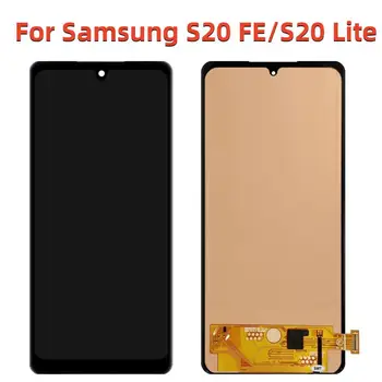 100% Patikrintas Samsung Galaxy S20 Ventiliatorius Edition G780F G781F S20 FE 4G Touch Screen Ditigitizer Samsung S20 Lite LCD Ekranas