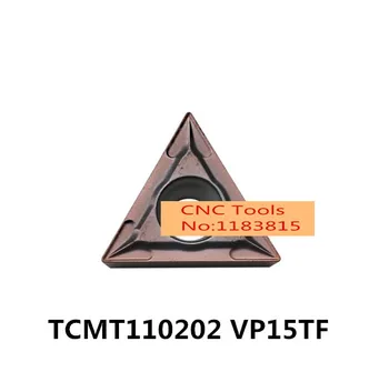 10VNT TCMT110202 VP15TF/TCMT110204 VP15TF/TCMT110208 VP15TF, karbido įdėklai tekinimo įrankio laikiklis nuobodu baras