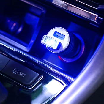 1pcs Automobilių Stiliaus USB Atmosfera LED Šviesos Automobilių Reikmenys 