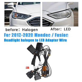 2013-2020 metų Ford Mondeo / Sintezės Iš Halogeninės LED Žibintų Adapteris, Laidas Pajungti Žibintas Atnaujinti Modifikuotų Laidų