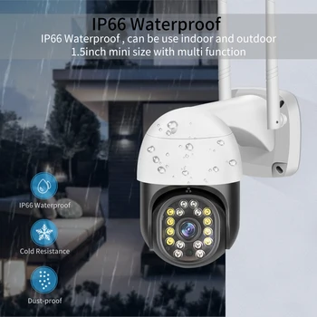 2MP 1080p Belaidžio Ryšio PTZ IP Kamera Lauko Vandens įrodymas IR Naktinis Matymas, Judesio Aptikimas Home Security Kūdikio stebėjimo