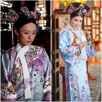 3 Dizaino SunLi Jaunų ZhenHuan, Ryškių Spalvų Kostiumas TV Žaisti Legenda Zhenhuan Čing Dinastija Princesė Kostiumas