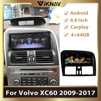 8.8 colių automobilių autoradio stereo-Volvo XC60 2009-2017 automobilio radijo daugialypės terpės grotuvas, 2 din 