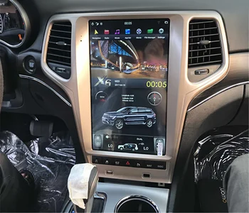 Android 11 Tesla Jutiklinio Ekrano GPS Navigacija Jeep Grand Cherokee 2010-2019 Automobilio Radijo Multimedia Player Stereo Autoradio
