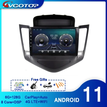 AVGOTOP Android 11 Automobilių Multimedijos už Chevrolet CRUZE. 2008 m. 2009 m. 2010 m. 2011 Carplay Navigacija, WiFi, GPS Transporto Radijas