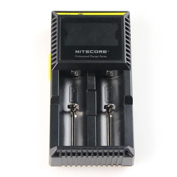Baterijos Kroviklis NITECORE D2 Digicharger kristalų LCD ekranas Li-ion / IMR / LiFePO4: 26650, 22650, 18650, 17670, 18490