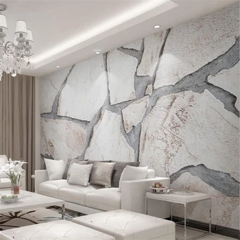 Beibehang 3D Tapetai Šiuolaikinės Paprasta Kubinių Marmuro Tekstūros Žemėlapio Fone Sienos Kambarį Miegamojo Sienų tapetai sienų ir 3 d