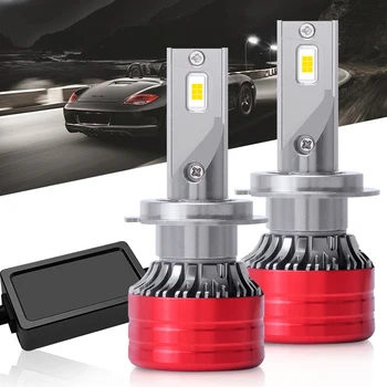 D33 - F5 automobilių žibintų lemputės H1 H7, 9006 H11 yra universalus šviesos gavimas, pagaminti iš XHP 3570 LED lustas,gali išėjimas 12v 6000k akiratyje