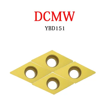 DCMW DCMW11T304 11T304 YBD151 CNC Diamond Karbido Įterpti Specialiuosius Tvarkymo Ketaus Staklės, Tekinimo Įrankio Laikiklis Mašina