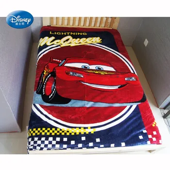 Disney Raudonas Apšvietimas Mc Queen Automobilių Berniukai Tirštėti Antklodė Mesti 180x200cm dvigule Lova Padengti Flatsheet Vaikai Chirstmas Dovana
