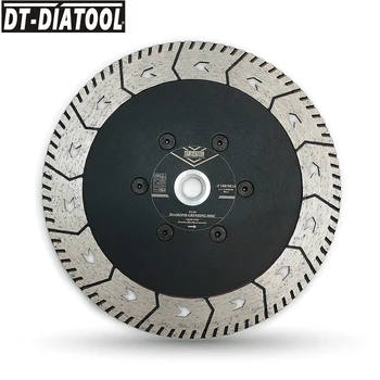 DT-DIATOOL 1pc 7inch/180mm Deimantiniai Pjovimo Grindng Diskas su M14 Sriegiu Dual pjauti Šlifavimo Granito, Marmuro ir Betono