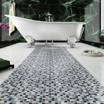 Europos stiliaus karšto lydalo stiklo mozaikos, vonios kambarys plytelės, dušo kambario grindų apdaila