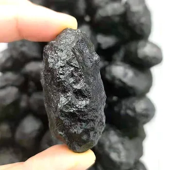 Gamtos čekijos Stiklo meteoritas nereguliarus originalus be drožyba Pakabukas kosmoso energijos akmuo apsaugos