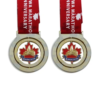 Gamyklos Tiesioginio Pardavimo Užsakymą Kanada Maratonas Metalo Sporto Aukso Medalis