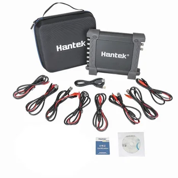 Hantek Hantek1008C nešiojamų automobilių aštuonių kanalų USB virtualaus oscilloscope prijungtas prie kompiuterio auto remontas