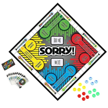 Hasbro Sorry Žaidimas Skraidymas stalo Žaidimas Draugų ir Giminių Susibūrimo Tėvų-Vaikų Bendravimą Smegenų Žaidimas, Vaikų Dovanų