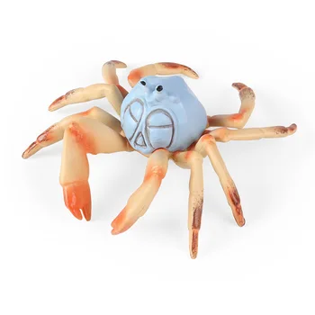 Ikimokyklinio ugdymo modeliavimas jūrų gyvūnų modelio žaislas statinio kietas krabų karalius krabų voras, krabas plastiko papuošalai