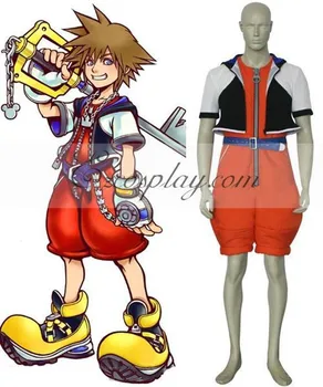 Kingdom Hearts 1 Sora Cosplay Kostiumų E001