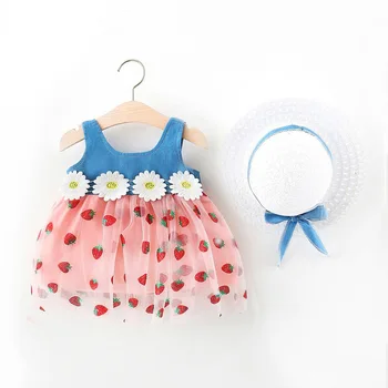 Kūdikių, Mergaičių Suknelės 2020 M. Vaikų Mergaičių Suknelė Mielas Spausdinti Princesė Šalis Suknelė Vaikams Apsirengti Vaikai Kostiumas 1-3Y