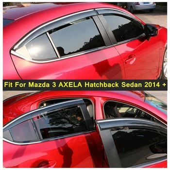 Lapetus Tinka Mazda 3 AXELA Sedanas Sedanas 2014 - 2016 M., Sedanas, Langų Skydelius Ventiliacijos Atspalvį Lietaus/ Saulės/ Vėjo Guard Verstuvai, Padengti