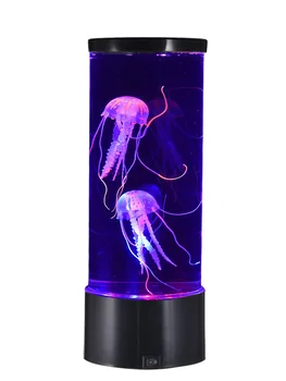 LED Jellyfish Šviesos Stalo Darbalaukio Dekoratyvinis Naktį Lempa Vaikams Dovanos Vaikams Atsipalaiduoti Nuotaikos Lempos Didelis Dydis Namų Miegamajame tipiškų