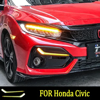LED Žibintai Honda Civic, Hečbekas 10 Gen 2016-2020 priekinių Žibintų Asamblėjos Projektorius Automobilių Reikmenys Rūko Žibintas