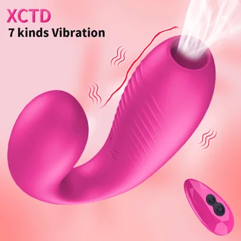 Moterų Masturbator Čiulpti Vibratorius G-Spot Clit Sucker-Klitorio Stimuliatorius Pora Parduotuvė Vibratorių Sekso Žaislai Moterims, Suaugusiems seksualus žaislai