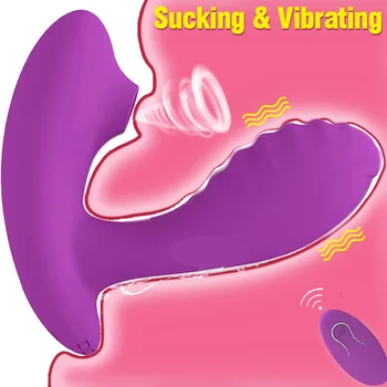 Moterų Vibratorius Moterims G Spot Makšties Klitorio Stimuliatorius Spenelių Gyvis Čiulpti Dildo Nuotolinio Valdymo Masturbators Sekso Žaislai