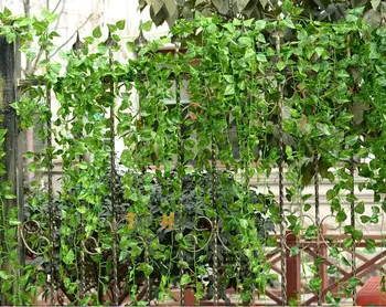 Nauja Dirbtinio Šilko Plastikiniai Sienos Kabo Augalų Vynuogių Gėlių Pintais Amatų Ornamentu Tiekimą Vestuvių Namų, Sodo Dekoracijos