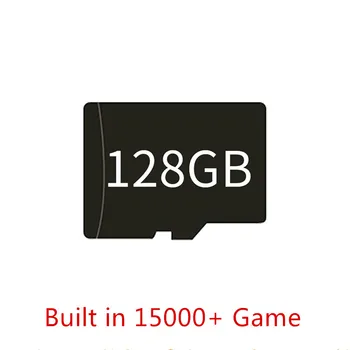 Naujas 128 GB Žaidimas Atminties Kortelę RG350 RG350M Q80 Built-In 15000 anglų Žaidimai, Žaidimų Konsolės TF Kortelė Delninis Žaidimų Konsolės