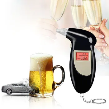 Nešiojamų Alkoholio Detektorius Auto Reikmenys Nešiojamų Alkoholio Testeris-68S su Apšvietimu Testeris