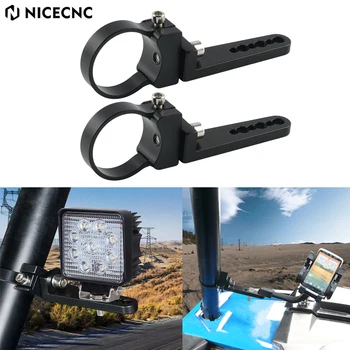 NiceCNC ATV UTV 2X Vamzdis Bull Roll Bar Šviesos diodų (LED Juostos Laikiklis Laikikliai Laikiklis Polaris RZR Honda Yamaha Raptor 700 Suzuki