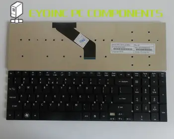 Originalus MUMS Nešiojamojo kompiuterio Klaviatūra Acer Aspire V3-731 V3-731G V3-731-4470 V3-731-4849 V3-731-4470 E1-530 Juoda