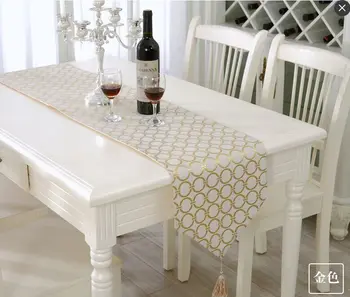 Paprastas, modernus, stilingas Stalo vėliavos ratas siuvinėjimo lentelė kilimėlis stalo staltiesės, dekoratyviniai audiniai upscale lova vėliava