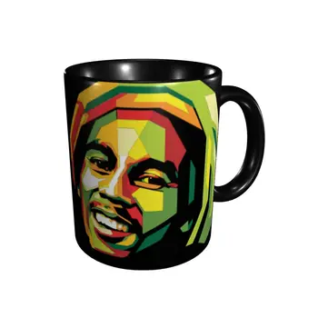 Promo Bobs Ir Marley 1 Puodelius Juokingi Grafikos Puodeliai Puodeliai Spausdinti Humoro Grafinis R362 puodeliai pieno