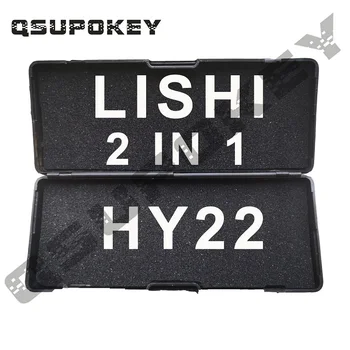 QSUPOKEY 1PCS Originalus Lishi UŽ Hyundai/Kia HY22 2-in-1 Pick/Dekoderis