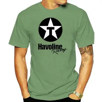 QUYNFFRDS Texaco-logo-12 trumpomis Rankovėmis T Shirts Įgulos Kaklo Kietas Higroskopiniai, T-Marškinėliai Vyrams