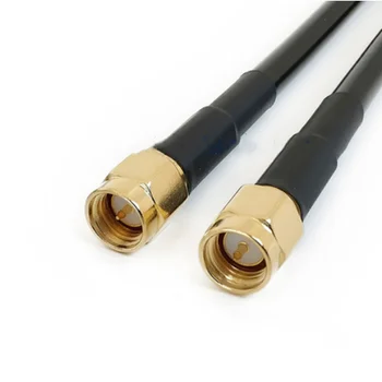 RG58 kabelis, SMA male SMA male jungtis RF, coaxial tiektuvas 50 ohm