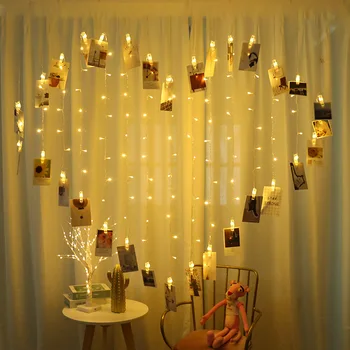Romantiška LED Širdies Užuolaidų Žibintai 8 Režimai Blyksnis Šviesos Curtins už Svetainės Miegamojo Puošimas Meilužio, Vestuvės, Kalėdos, Dovanos