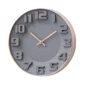 Rose Aukso 3D Sieninis Laikrodis Virtuvės Laikrodžiai Didelė svetainė Silent Miegamasis Mechanizmas Žiūrėti Namų Dekoro Relogio De Parede Dovana SC576