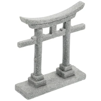 Toros Vartų Japonijos Dekoro Akvariumas Ornamenttank Miniatiūrinių Sodo Kraštovaizdžio Shinto Šventykla, Micro Apdailos Amatų Smiltainis