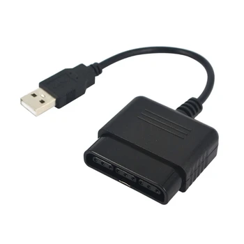 USB Adapteris, Konverteris, Laidas Žaidimų Valdiklis be Vairuotojo Gamepad Suderinama su PS2 PS3/PC