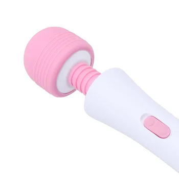 USB Įkrovimo Magic Wand Vibratorius Moterims Klitorio Stimuliatorius Makšties Sekso Žaislai G-taško Masturbacija Seksualus Vibratoriai Suaugusiųjų Sekso Žaislas 18