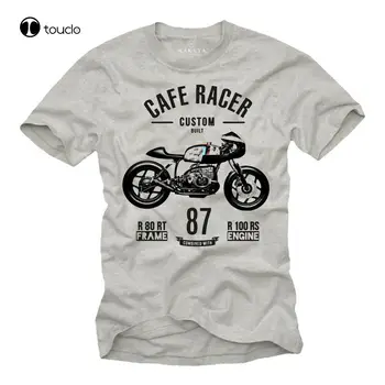 Vyrai T-Shirt Motociklo Motyvas Dviratininkas Dovana Cafe Racer R/80/100 Motociklų Vairuotojai Užsakymą Aldult Paauglių Unisex Skaitmeninis Spausdinimas Xs-5Xl