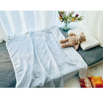 Yazan 110*105cm Purtyti Trojos 2 sluoksnių aukštos kokybės medvilnės verpalų, minkštas kvėpuojantis klasės audinys kūdikių antklodė lovelę vonia rankšluostį