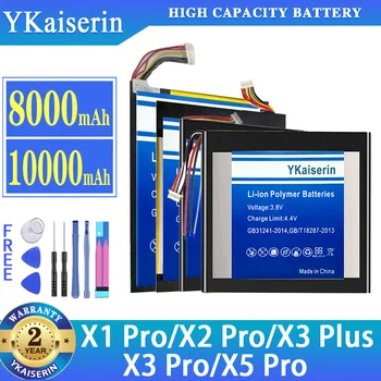YKaiserin Baterija Teclast X5 X3 X2 X1 Pro PLUS X5Pro X3PLUS X2Pro X3Pro X1Pro tablet Batterij + Nemokamas Įrankiai