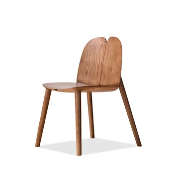 Šiaurės Buitinės Medžio Masyvo Kėdė Dizaineris Restoranas Tyrimą, Valgomojo Kėdės, Modernaus Minimalistinio Kėdės Atlošas